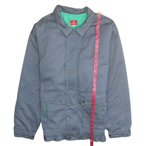 Adolphe Lafont Mens Grey Workwear Jacket Size L Cotton Blend