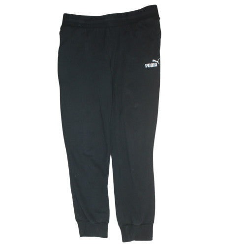 Puma Womens Black Jogger Fleece Sweatpants Size 14 Regular