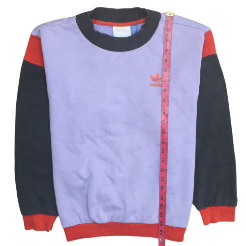 Adidas Women Purple Red Crew Neck Pullover Sweatshirt Size 12