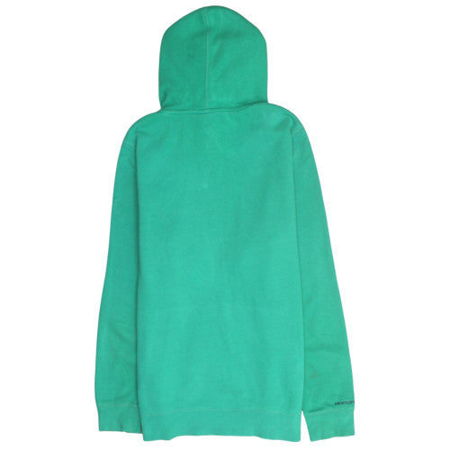 Under Armour Mens Green Pullover Hoodie M Loose Fit Graphic Print