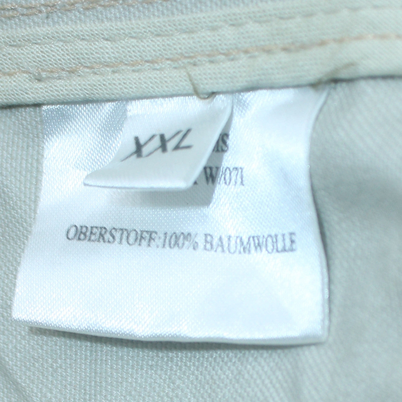 Abrams Men's Beige 2XL Cotton Military Jacket with Pockets