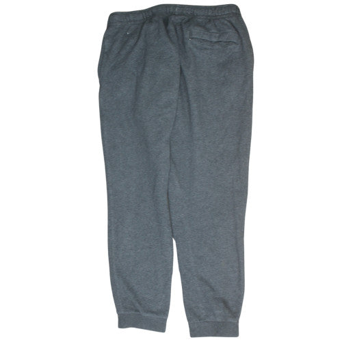 Nike Mens Grey Jogger Fleece Sweatpants L Regular Fit Drawstring