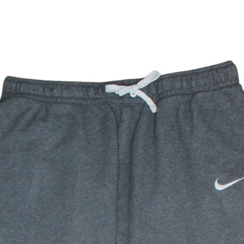 Nike Mens Grey Jogger Fleece Sweatpants L Regular Fit Drawstring