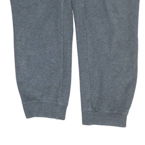Nike Mens Grey Jogger Fleece Sweatpants L Regular Fit Drawstring