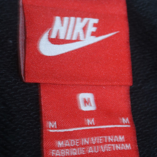 Nike Men's Black M Crew Neck Pullover Sweatshirt 80% Cotton