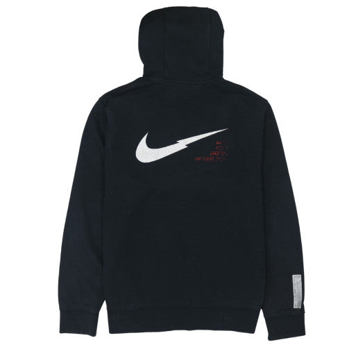 Nike Men's Black Pullover Hoodie M Fleece Sports Logo Sweatshirt