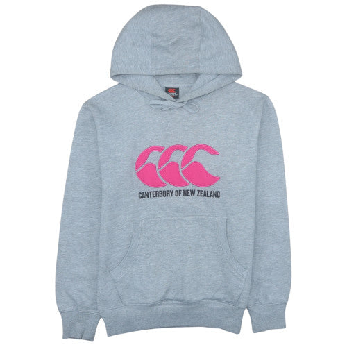 Canterbury Women’s Grey Hoodie Small Pullover Cotton Blend