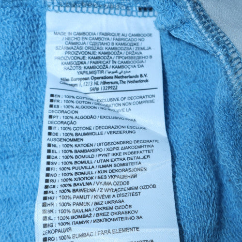 Nike Men's Blue Pullover Hoodie M Track & Field Graphic Sweatshirt