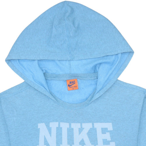 Nike Men's Blue Pullover Hoodie M Track & Field Graphic Sweatshirt