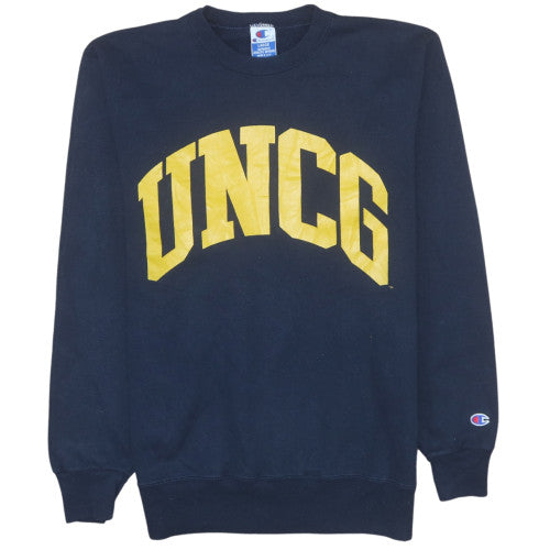 Champion Mens Blue College Pullover Sweatshirt Size L