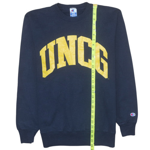 Champion Mens Blue College Pullover Sweatshirt Size L