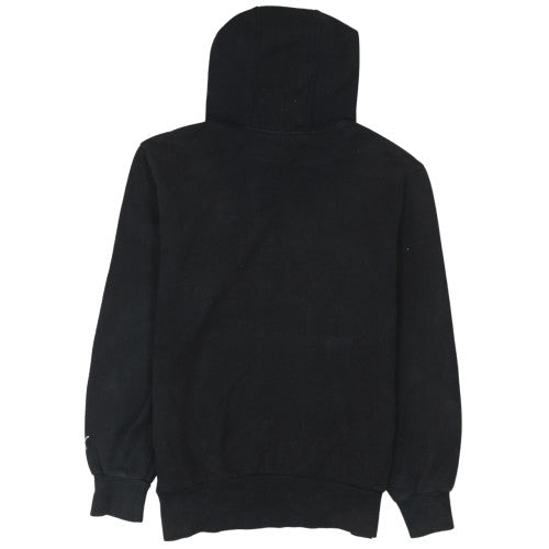 Puma Men's Black Small Pullover Hoodie with Logo Graphic Print