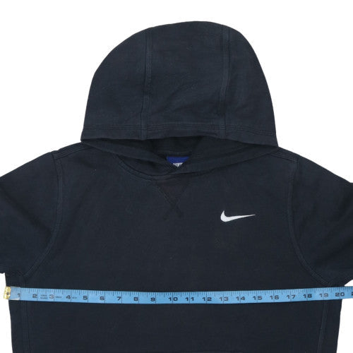 Nike Teens Black Pullover Hoodie L Regular Fit Sports Fleece