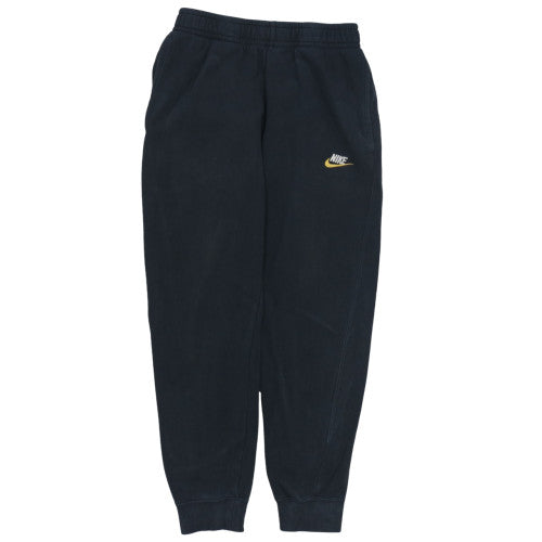 Nike Mens Black Small Jogger Sweatpants Elastic Waist Fleece Lined