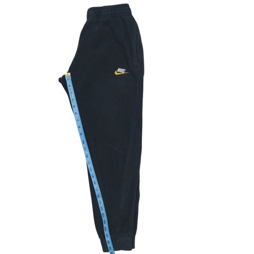 Nike Mens Black Small Jogger Sweatpants Elastic Waist Fleece Lined