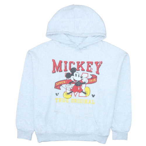 Disney Women Grey Mickey Mouse Pullover Hoodie XL