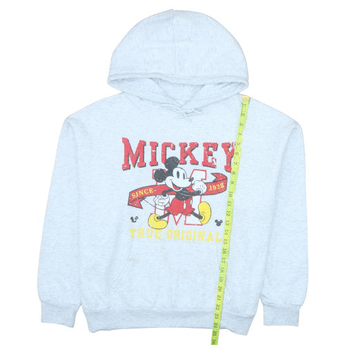 Disney Women Grey Mickey Mouse Pullover Hoodie XL