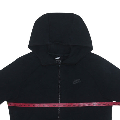 Nike Men's Black Full Zip Hoodie Size M Fleece Sweatshirt