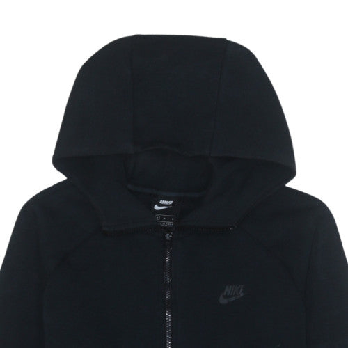 Nike Men's Black Full Zip Hoodie Size M Fleece Sweatshirt