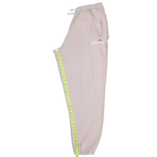 Ellesse Womens Beige Cotton Jogger Trousers Size 14