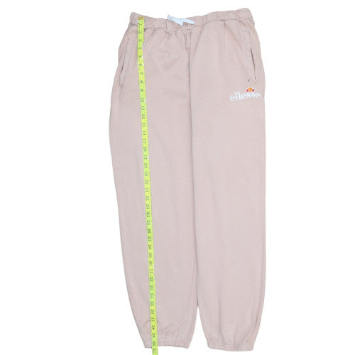 Ellesse Womens Beige Cotton Jogger Trousers Size 14