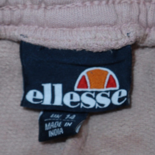 Ellesse Womens Beige Cotton Jogger Trousers Size 14