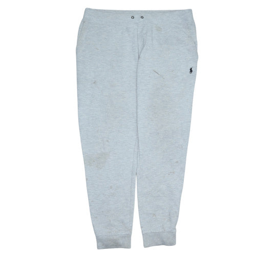 Ralph Lauren Men’s Grey Jogger Sweatpants L Tapered Fit Activewear