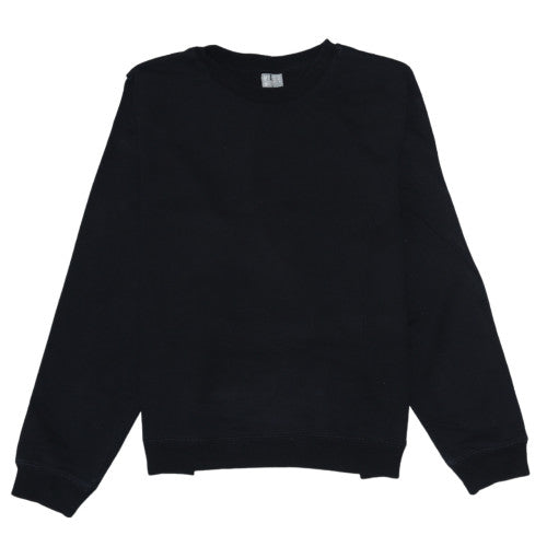 ASOS Women Black Size 12 Pullover Crew Neck Sweatshirt
