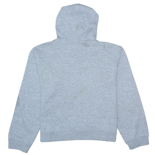 Reebok Essentials Women's Grey Pullover Hoodie Size L Embroidered Logo