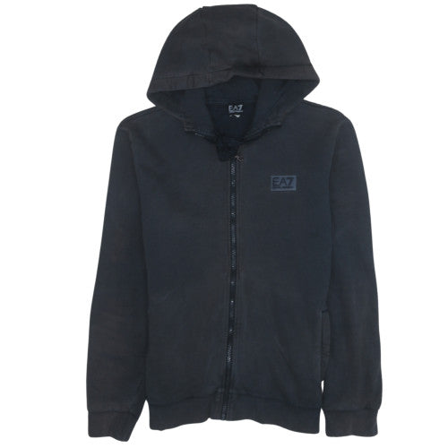 Emporio Armani EA7 Men's Black Full Zip Hoodie Size L