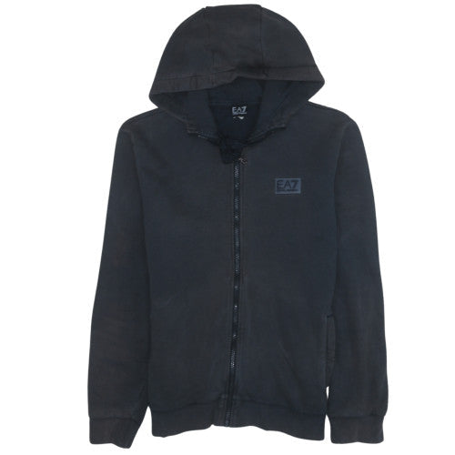 Emporio Armani EA7 Men's Black Full Zip Hoodie Size L