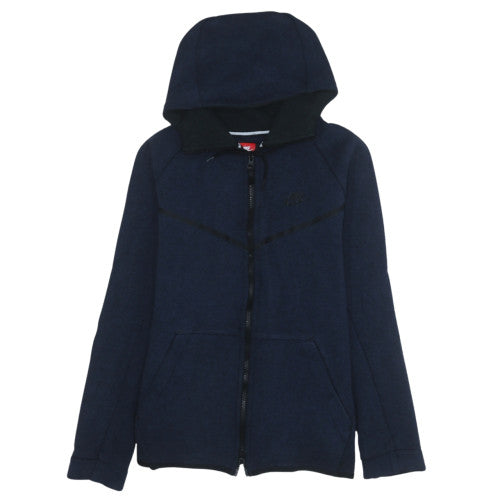 Nike Men's Blue Full Zip Hoodie Medium Fleece Sportswear