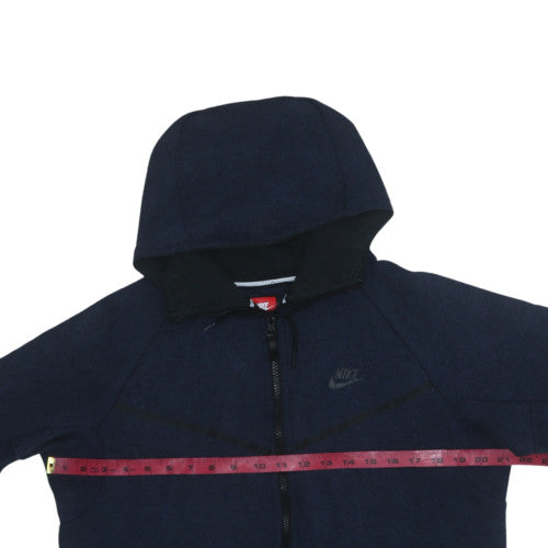 Nike Men's Blue Full Zip Hoodie Medium Fleece Sportswear