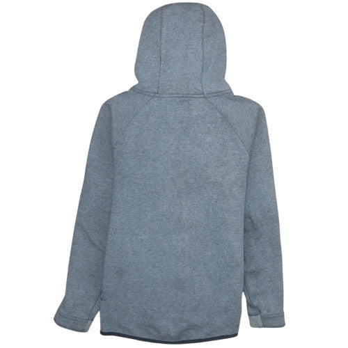 Nike Men's Grey Full Zip Hoodie Small Cotton Blend Sportswear