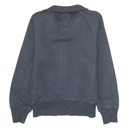 Adidas Women Grey Full Zip Sweatshirt Size 12 Fleece Lined Classic