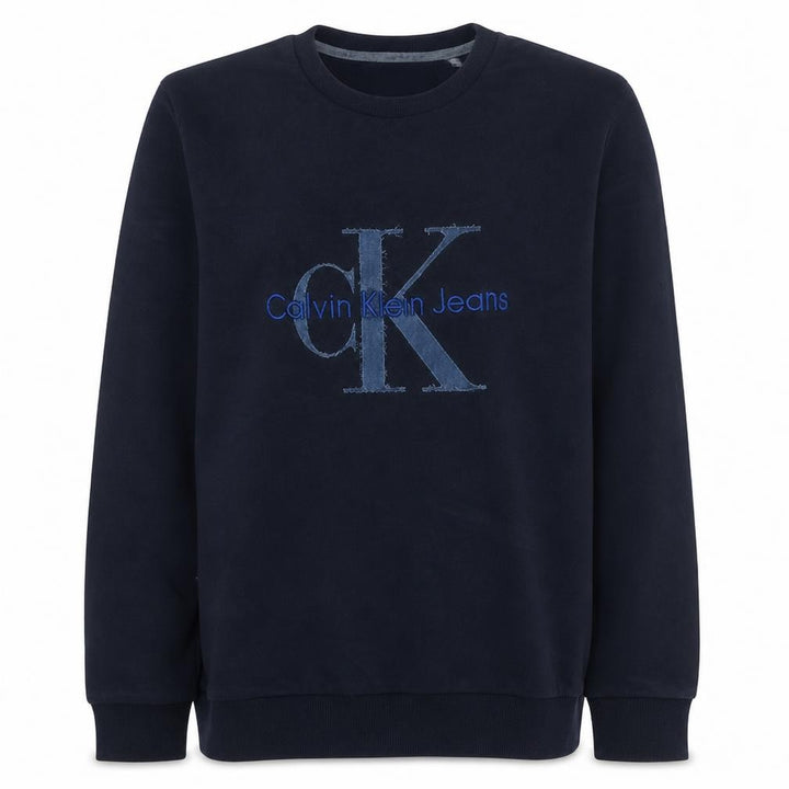 Calvin Klein Jeans Men's Blue XL Pullover Crew Neck Sweatshirt