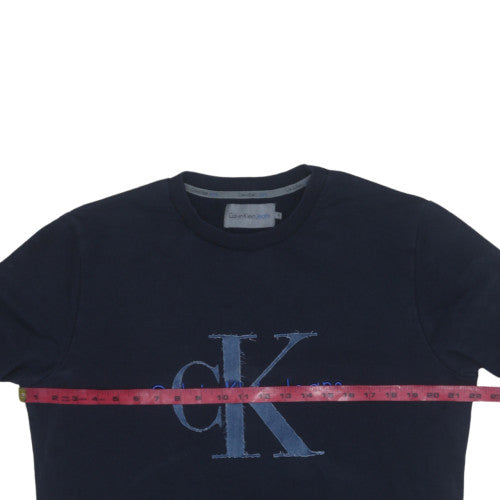 Calvin Klein Jeans Men's Blue XL Pullover Crew Neck Sweatshirt