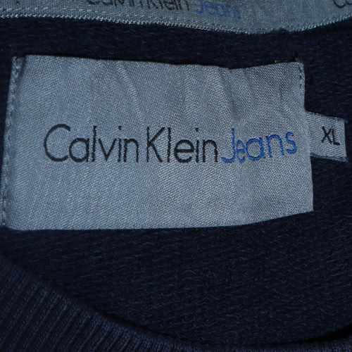 Calvin Klein Jeans Men's Blue XL Pullover Crew Neck Sweatshirt