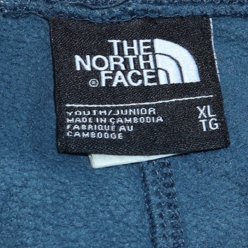The North Face Boys Blue Fleece Jogger Trousers XL Quick Dry Activewear