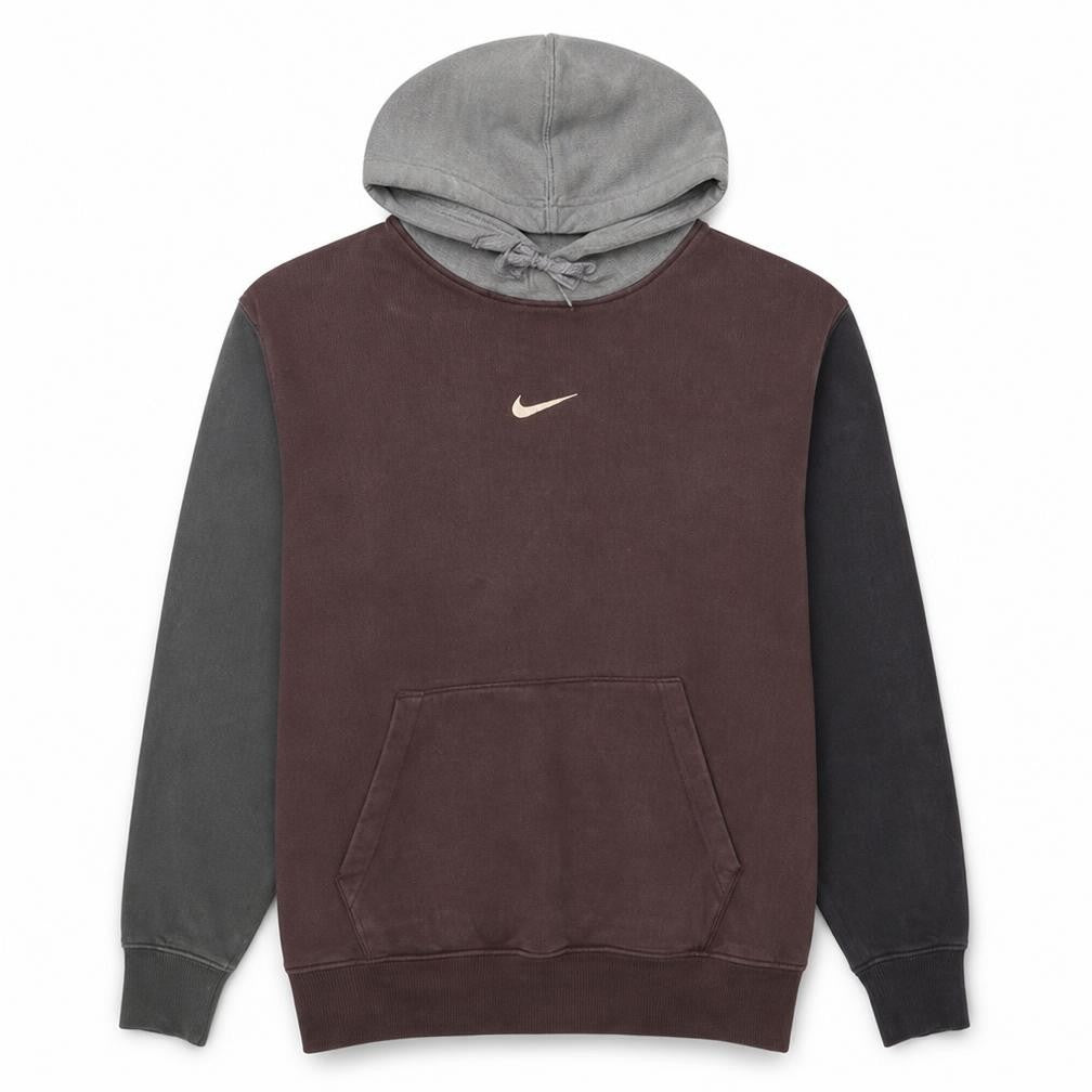 Front view of Nike Men's Multicoloured Pullover Hoodie, size S, Fleece Sportswear