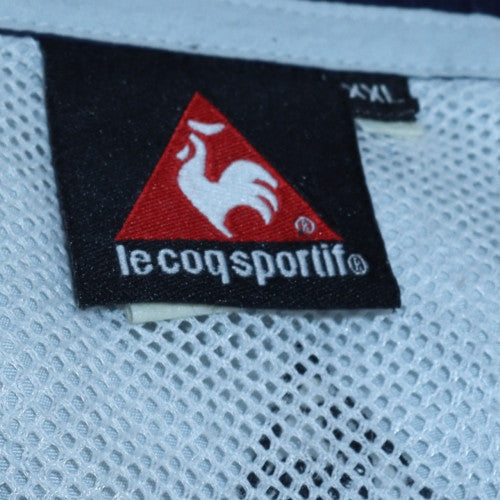 Le Coq Sportif Mens Light Blue Full Zip Windbreaker Jacket XL