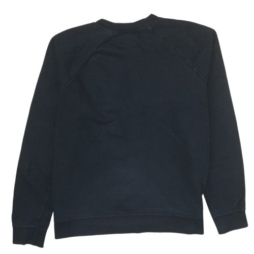 Nike Men's Black Cotton Crew Neck Pullover Sweatshirt Size L