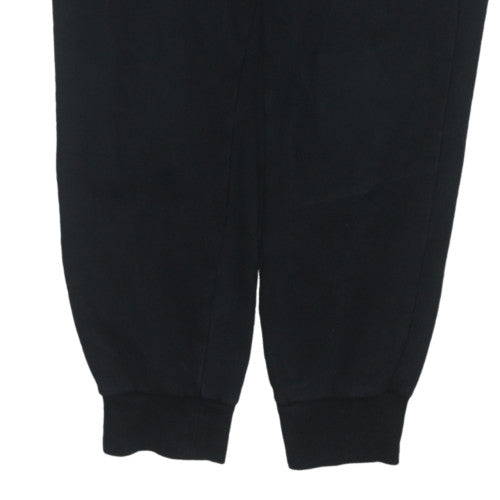 Puma Men's Black Fleece Jogger Trousers Size L Regular Fit