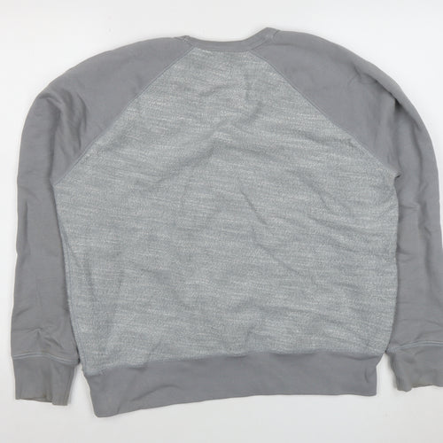 GAP Men’s Grey Long Sleeve Crew Neck Pullover Sweatshirt Size L