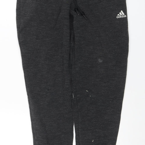Adidas Men's Black Jogger Sweatpants Size S Tapered Fleece