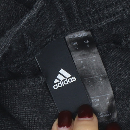 Adidas Men's Black Jogger Sweatpants Size S Tapered Fleece