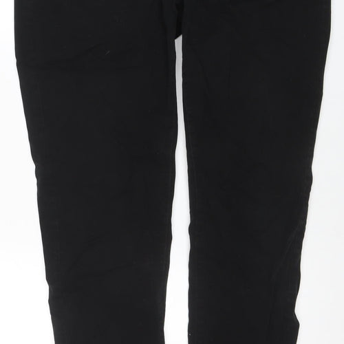 Kangol Men's Black Chino Trousers Size 36L Cotton Regular Fit