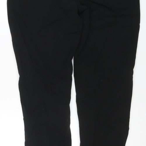 Kangol Men's Black Chino Trousers Size 36L Cotton Regular Fit