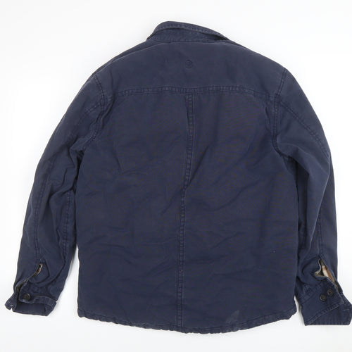Fat Face Men's Blue Cotton Regular Fit Lined Casual Jacket M
