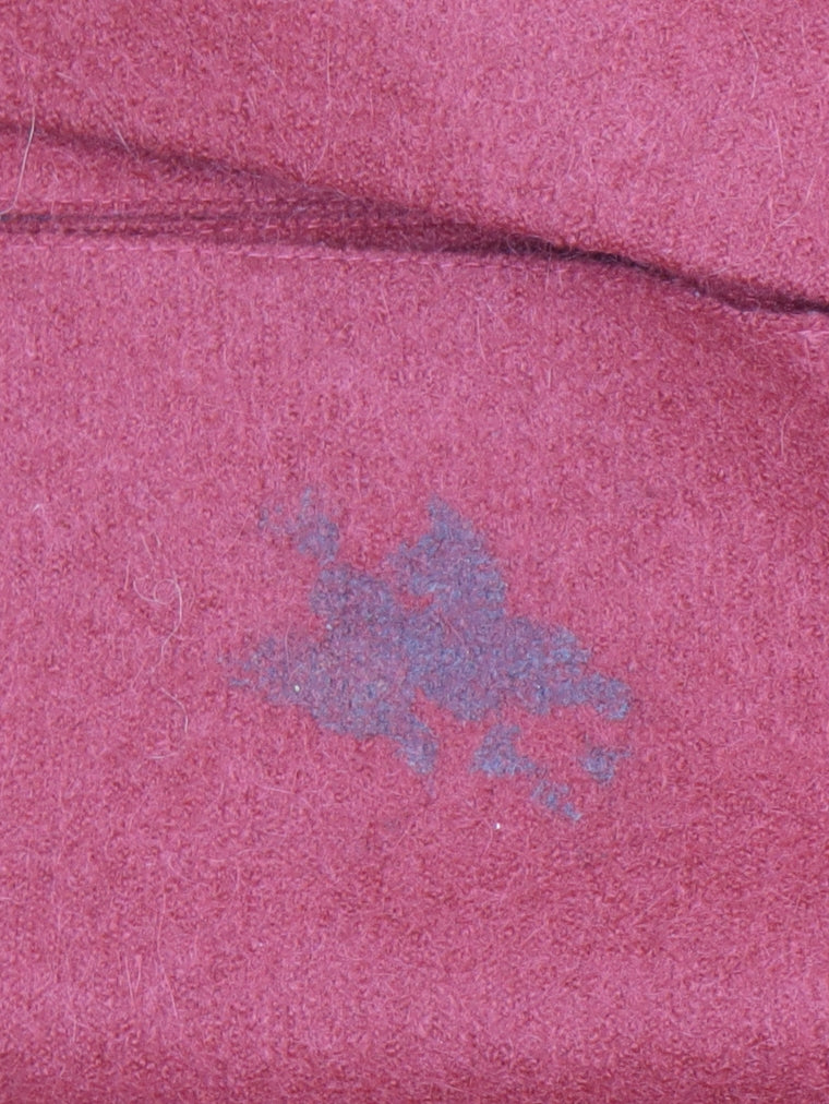 Peruvian Connection Women's Red Alpaca Wool Long Coatigan UK 22